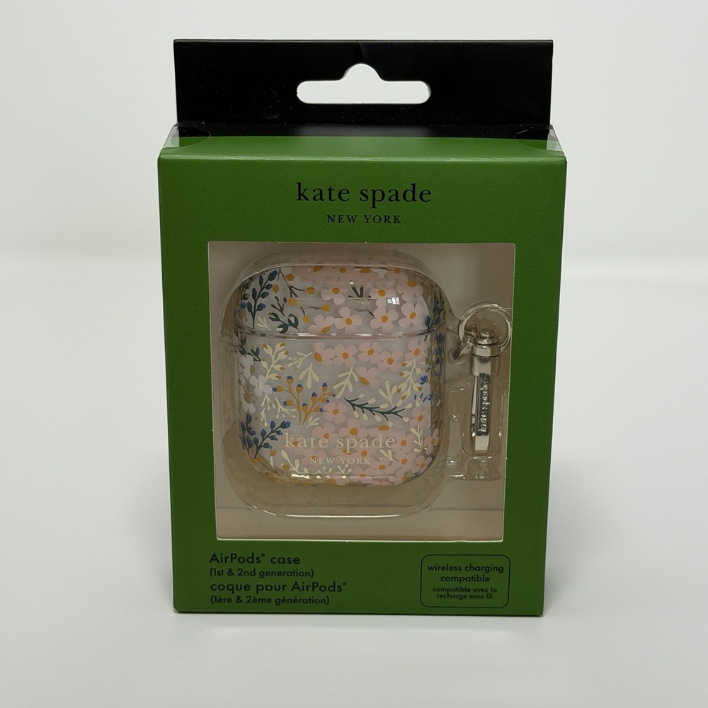 Kate Spade NY AirPods Pro Case ONLY (1ST / 2ND GEN) in Multi-Floral Rose NEW